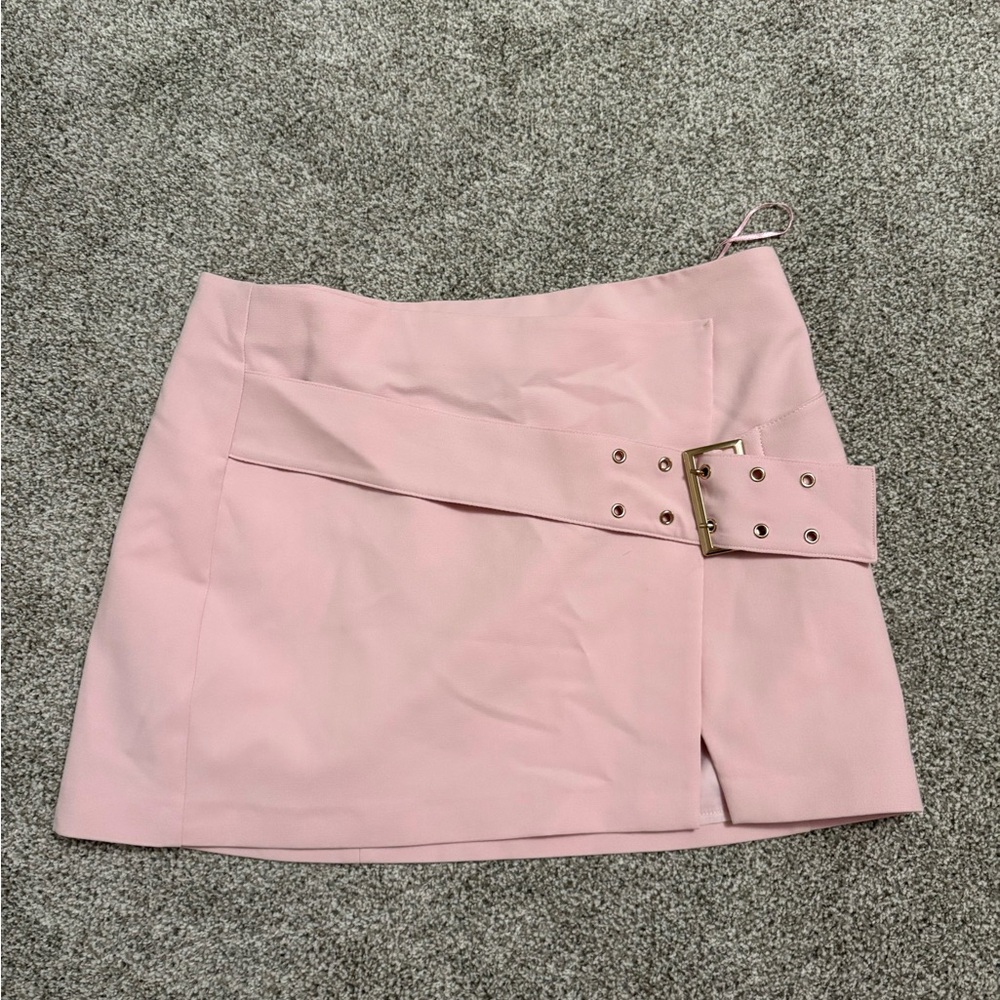 Primark Pink Mini Skirt with Belt